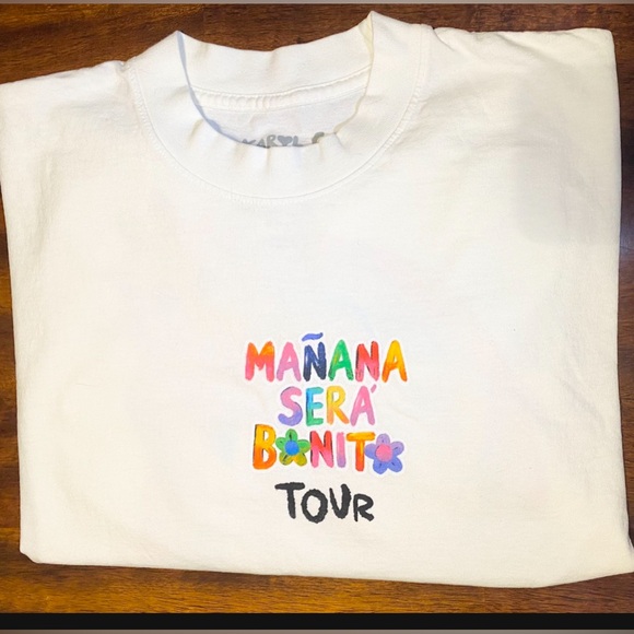 Karol G Mañana Será Bonito Official Concert Merch Tee XL - Picture 2 of 6